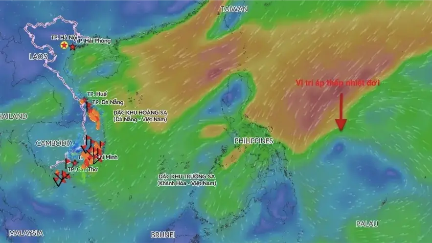 Biển Đông có thể sắp xuất hiện bão số 16